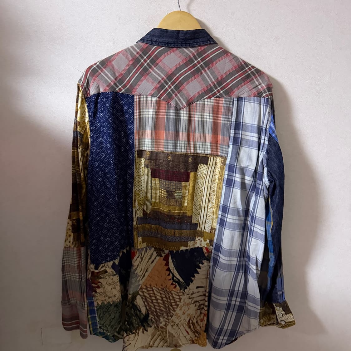 폴로 RRL 느낌 데님앤서플라이 웨스턴 투포켓 셔츠 XL (105정도) 상품이미지4