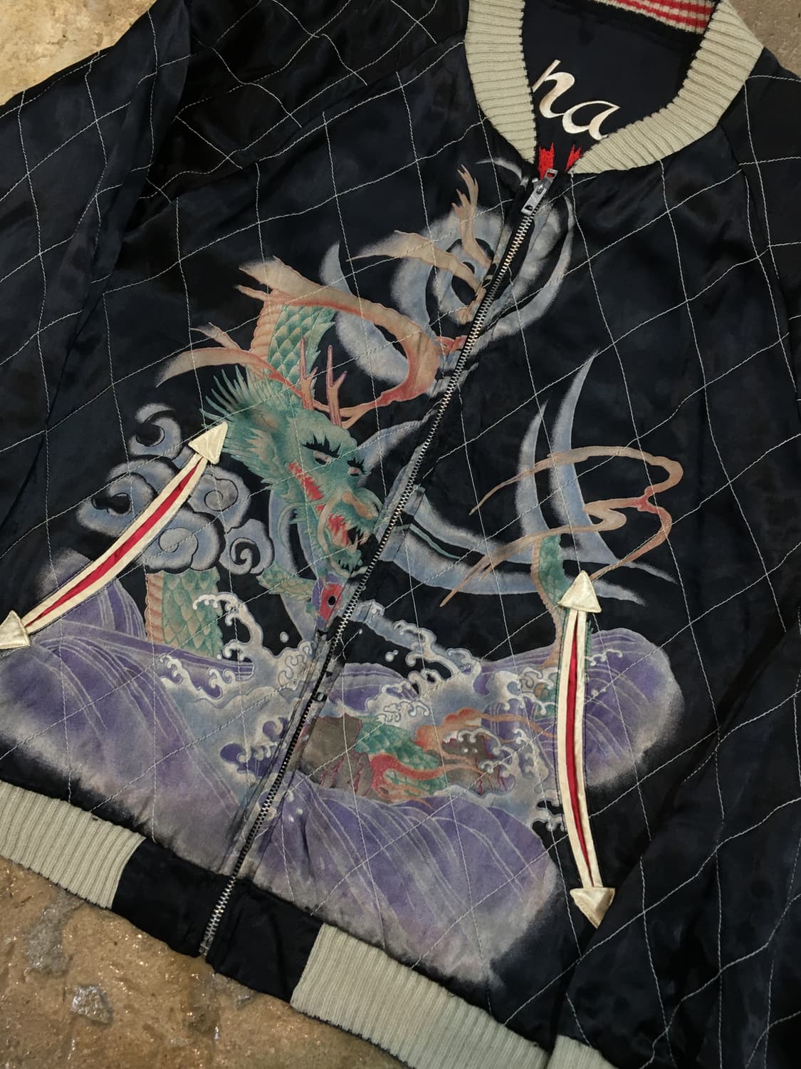 CROPPED HEADS 빈티지 리버시블 스카잔  상품이미지6