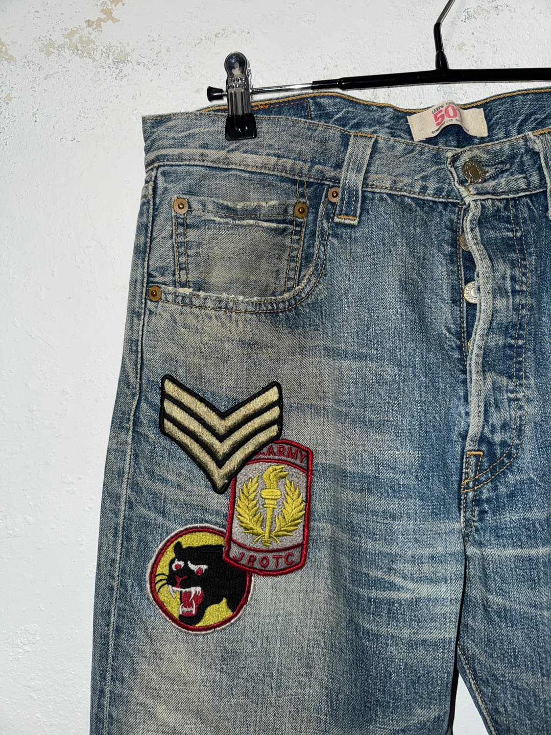 LEVIS 501 오리지널 패치 데님 팬츠 상품이미지5