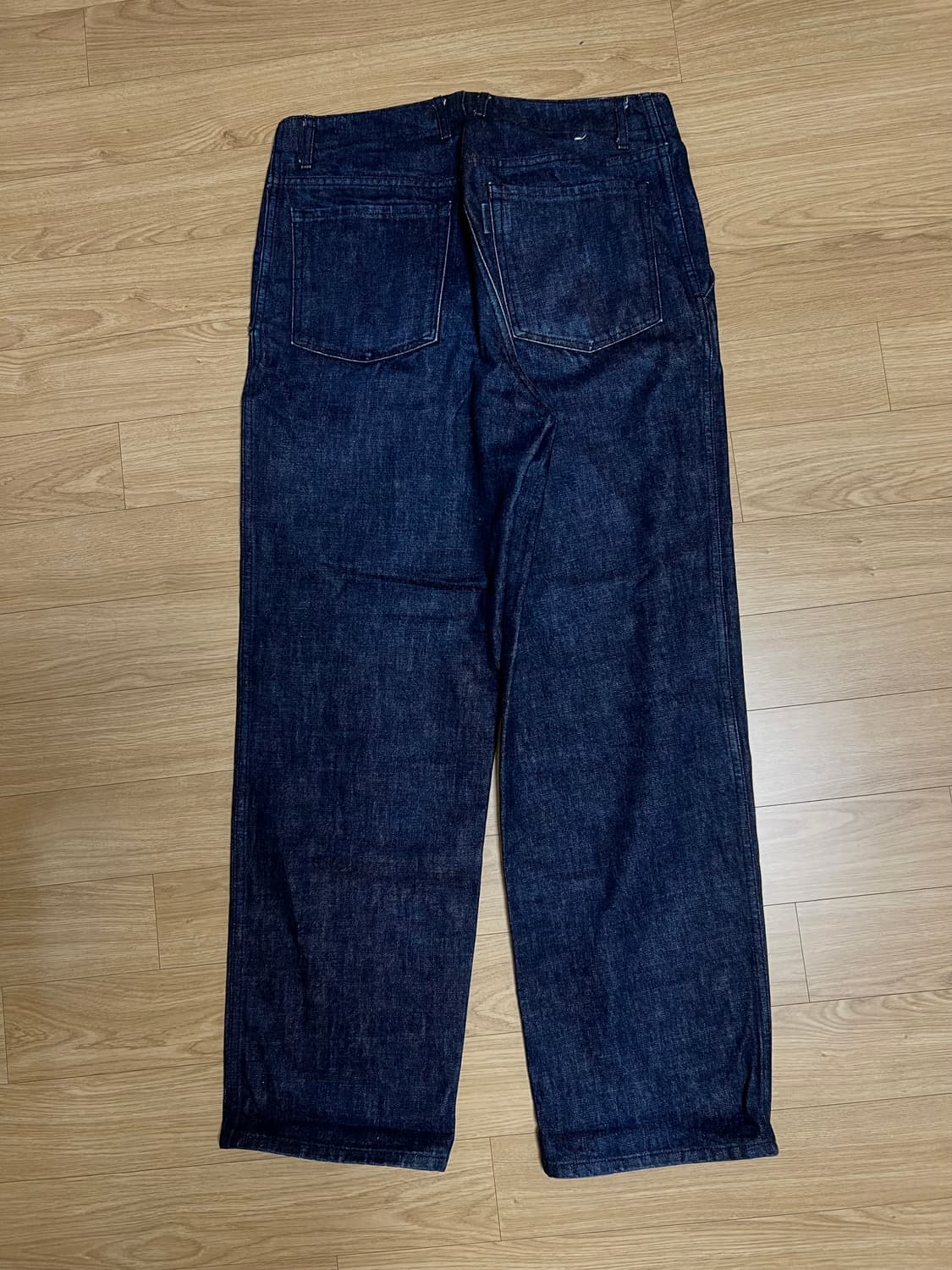 포터리 원워시드 와이드 데님 인디고 3 상품이미지2