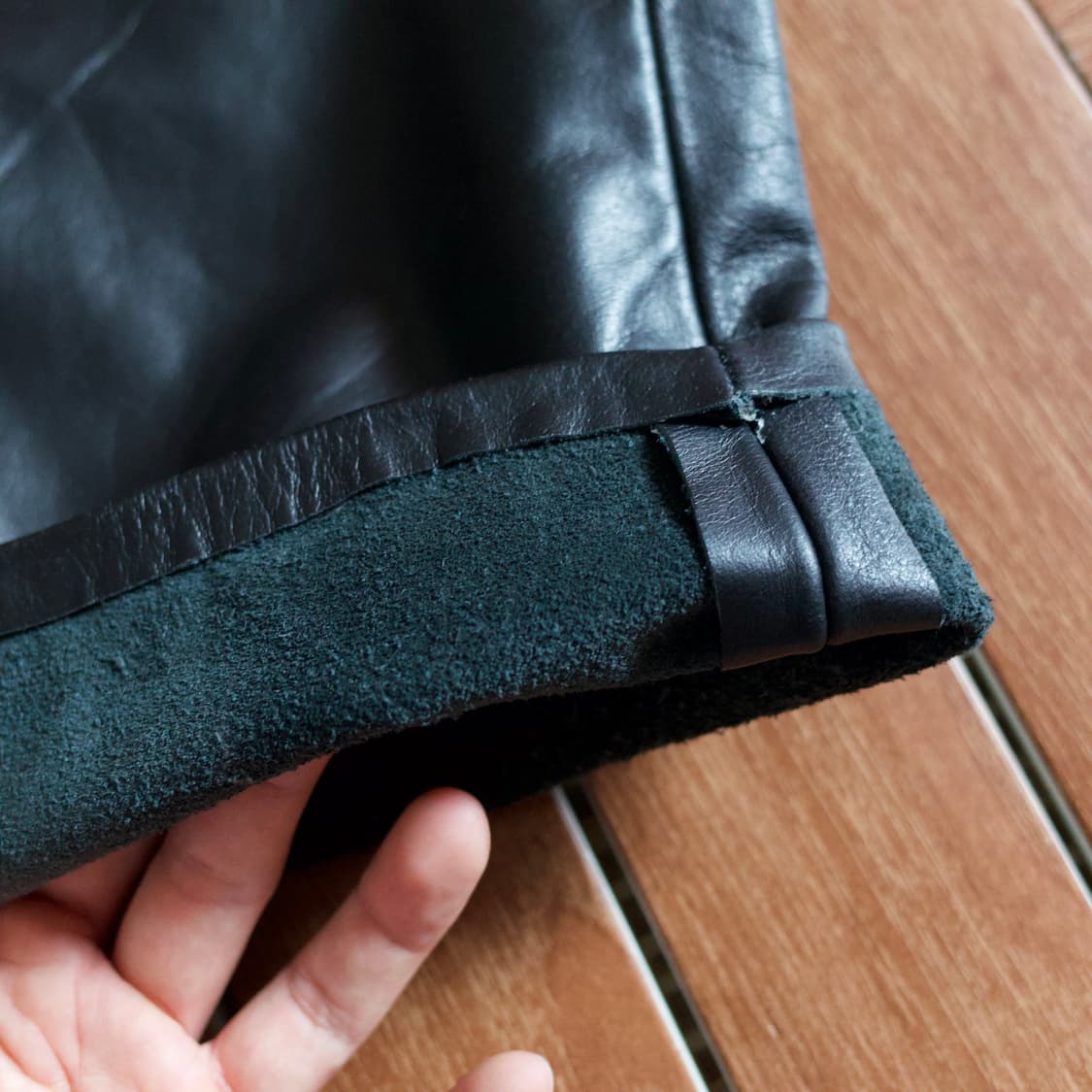 Horn Works cow-hide leather pants 상품이미지6