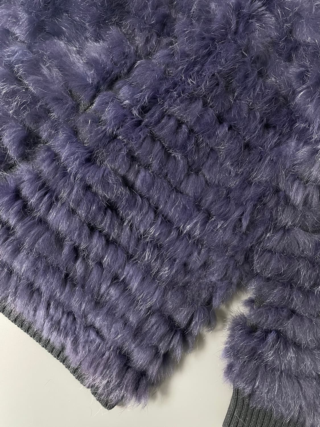 [1] 산드로 래빗 퍼 니트 바이커자켓 상품이미지6