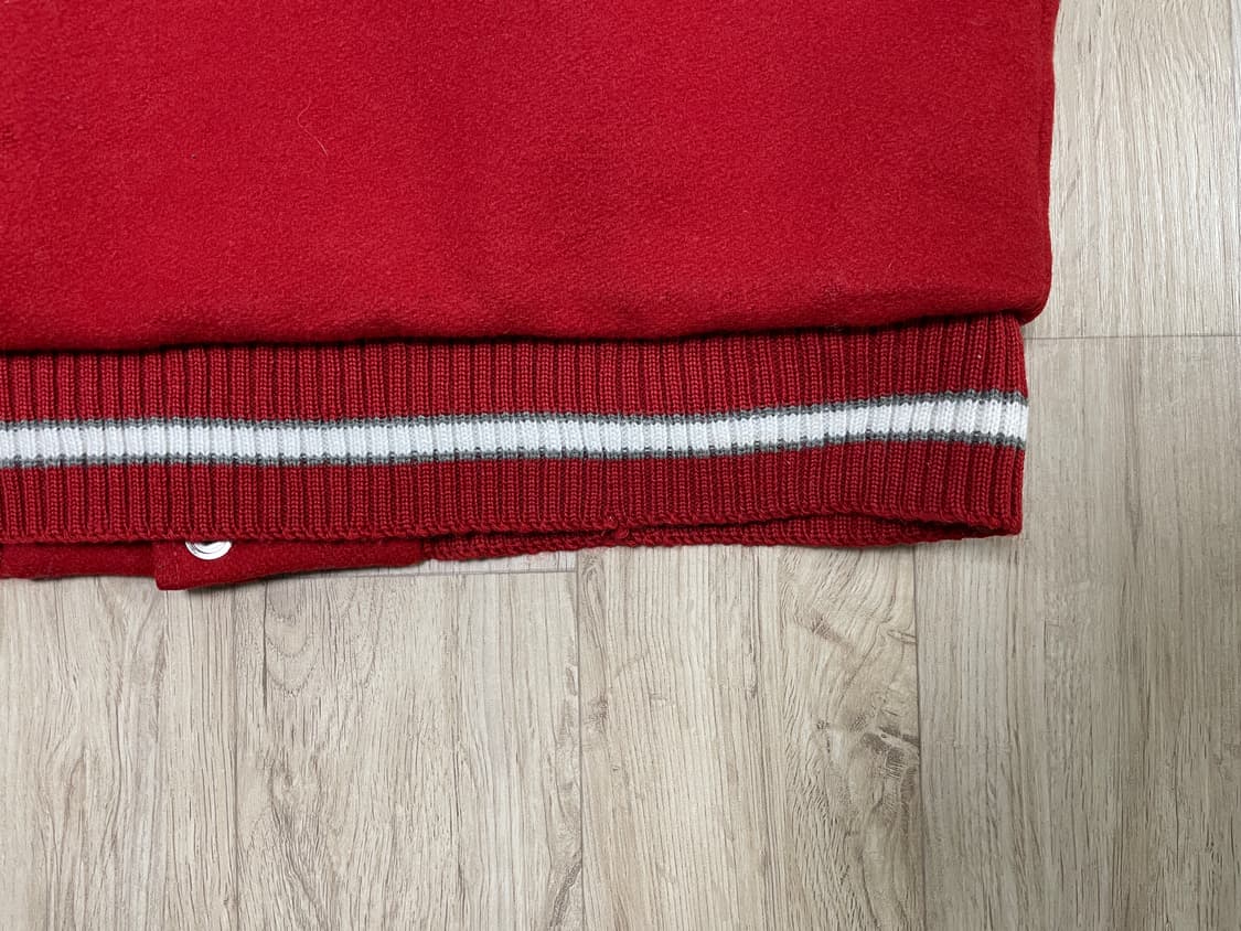 100~105) 콜맨 니팅밀즈 미군 울&레더 숄카라 바시티(RRL&LVC 상품이미지10