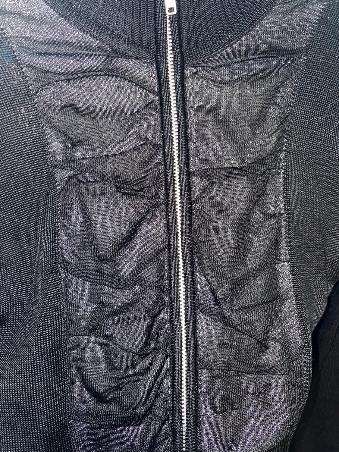 빈티지 셔링 집업 블랙 상품이미지7