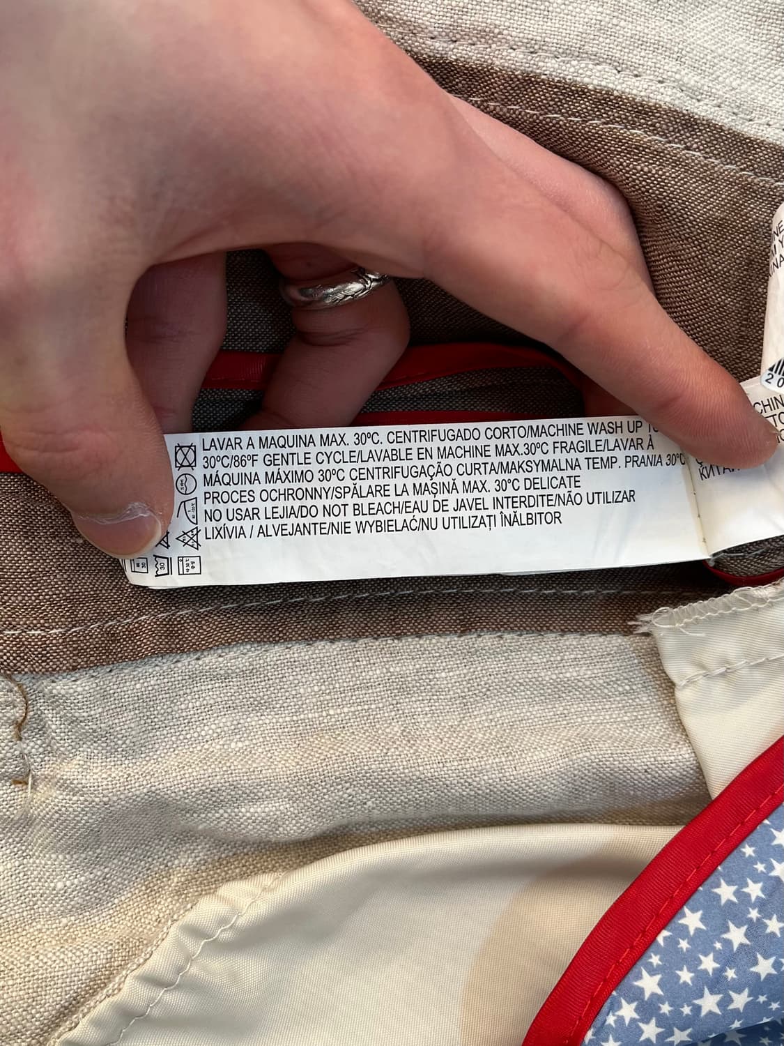 자라 데님 린넨 블루종 자켓  상품이미지10