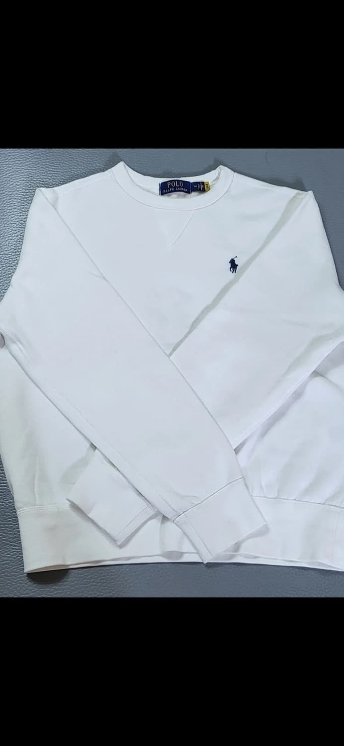 폴로 랄프로렌 화이트 맨투맨m 상품이미지2