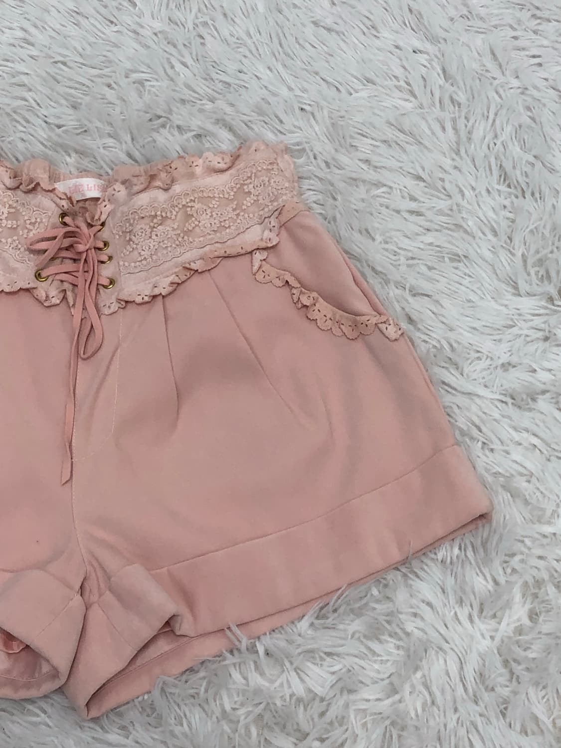 리즈리사 LIZ LISA 딸기우유 리본 숏팬츠 상품이미지3