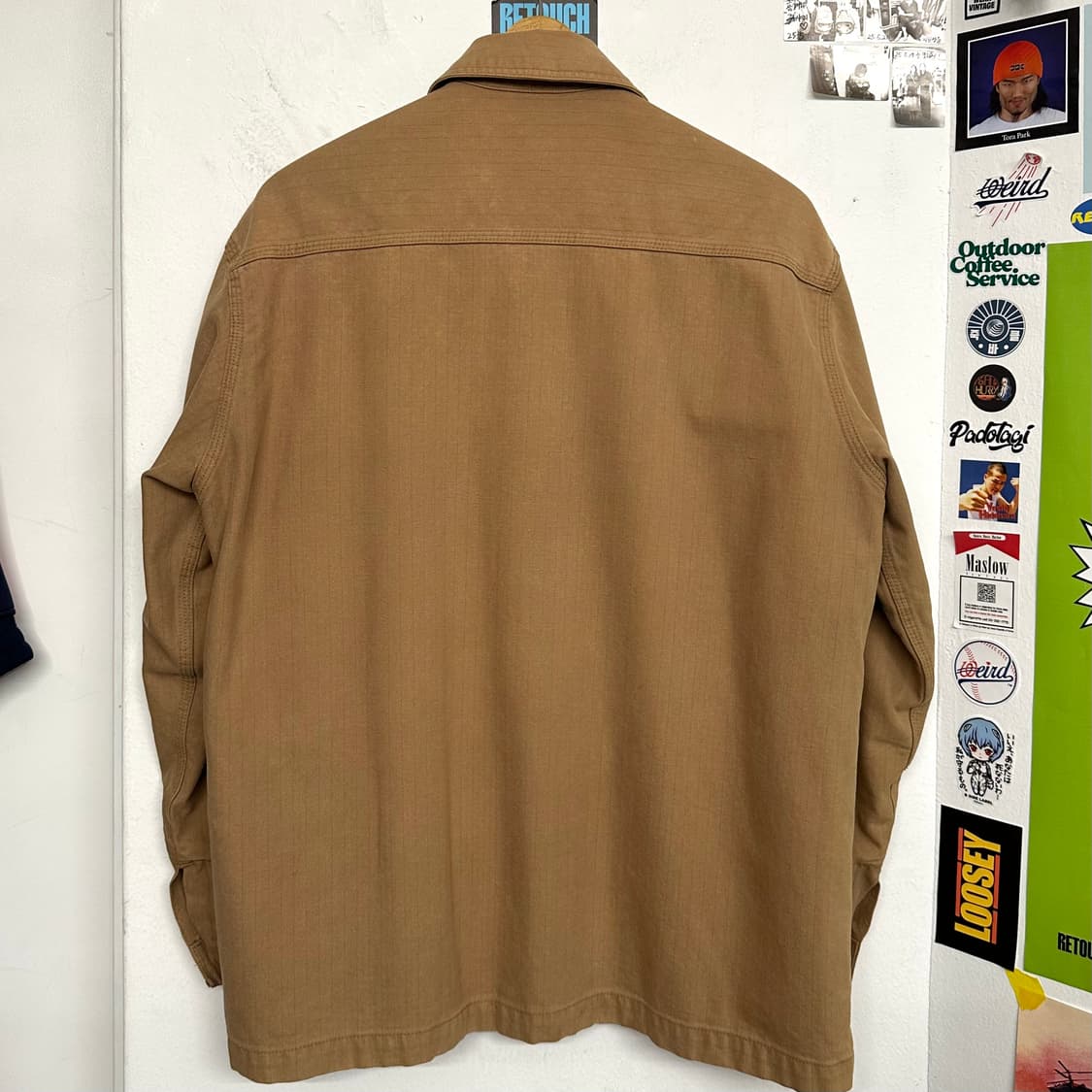 00‘s 스투시 헤링본 트윌 워크자켓 상품이미지4