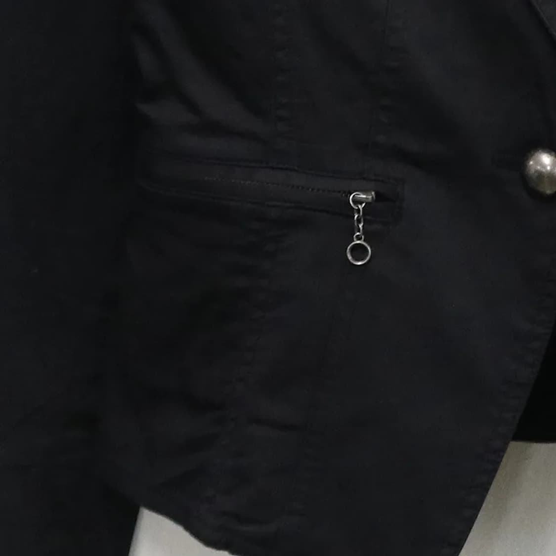 오네갸루 지퍼포인트 블랙 블레이저  상품이미지5