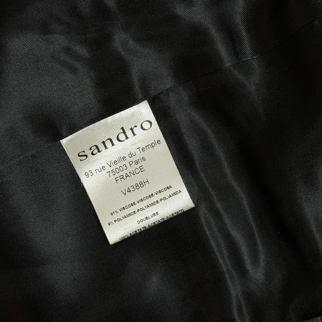 Sandro 비스코스 새틴 자켓 상품이미지6