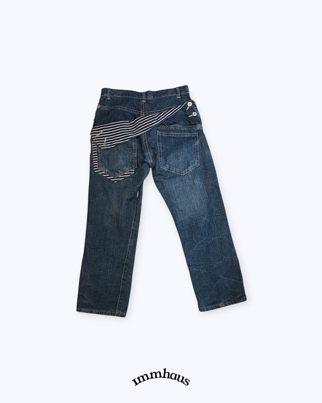 Stripe layered denim 상품이미지2
