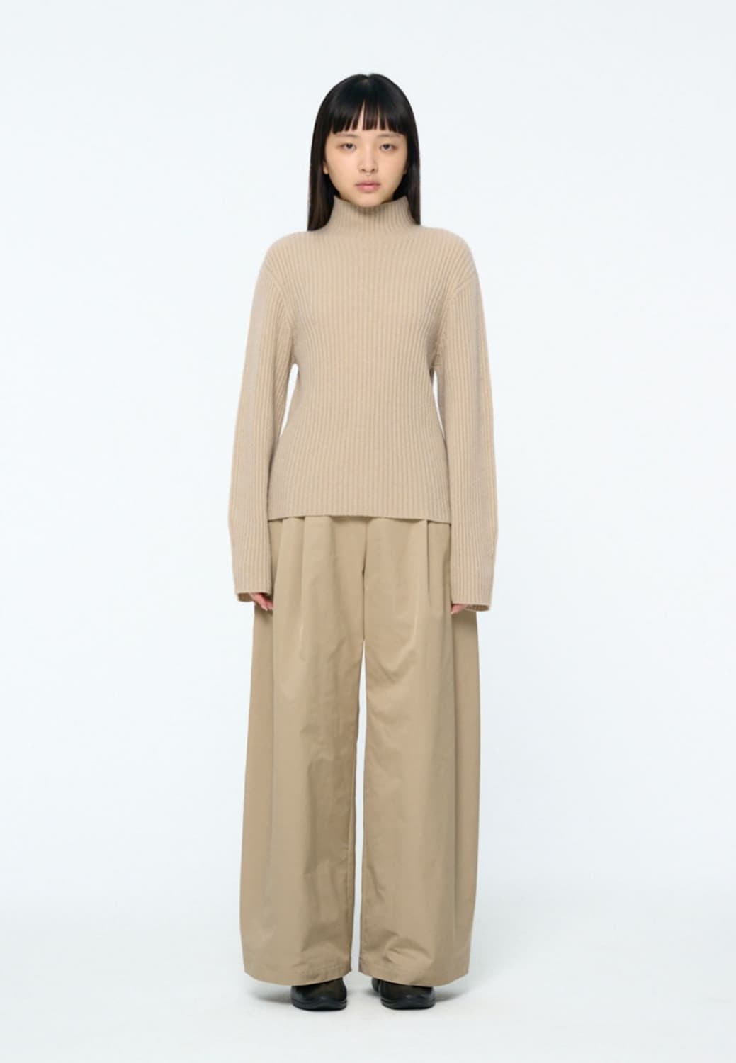 RIBBED TURTLE PULLOVER - 1사이즈 상품이미지1