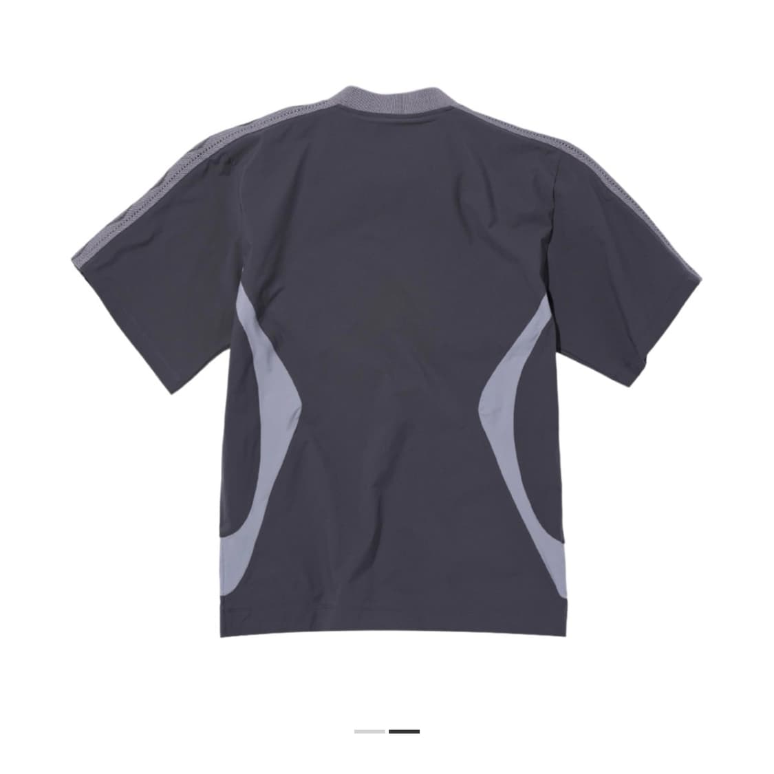 미스치프 롬버스 하프 집업 셔츠 차콜 M 상품이미지2