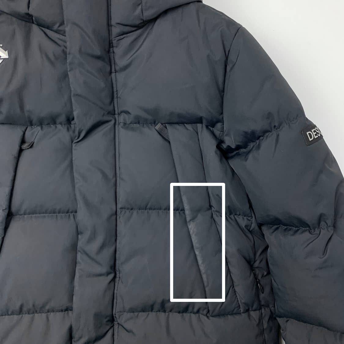 [95 M /정품] 데상트 구스다운 롱패딩 상품이미지4