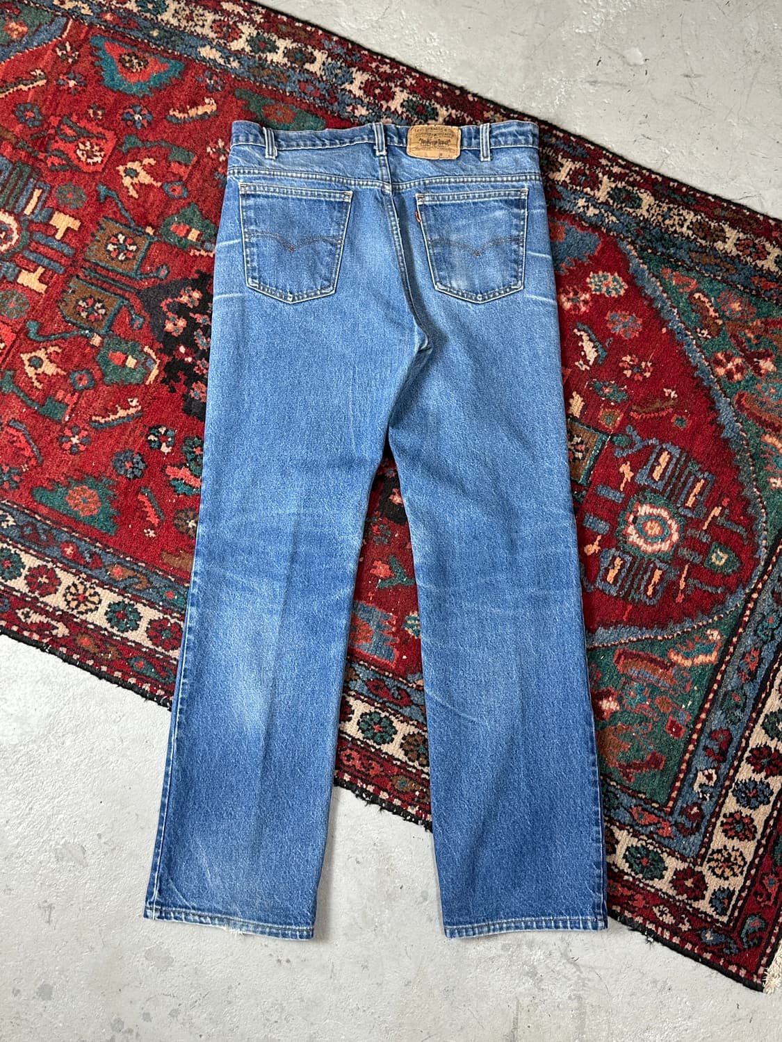 90's USA Made 빈티지 리바이스 517 오렌지탭 부츠컷 상품이미지4