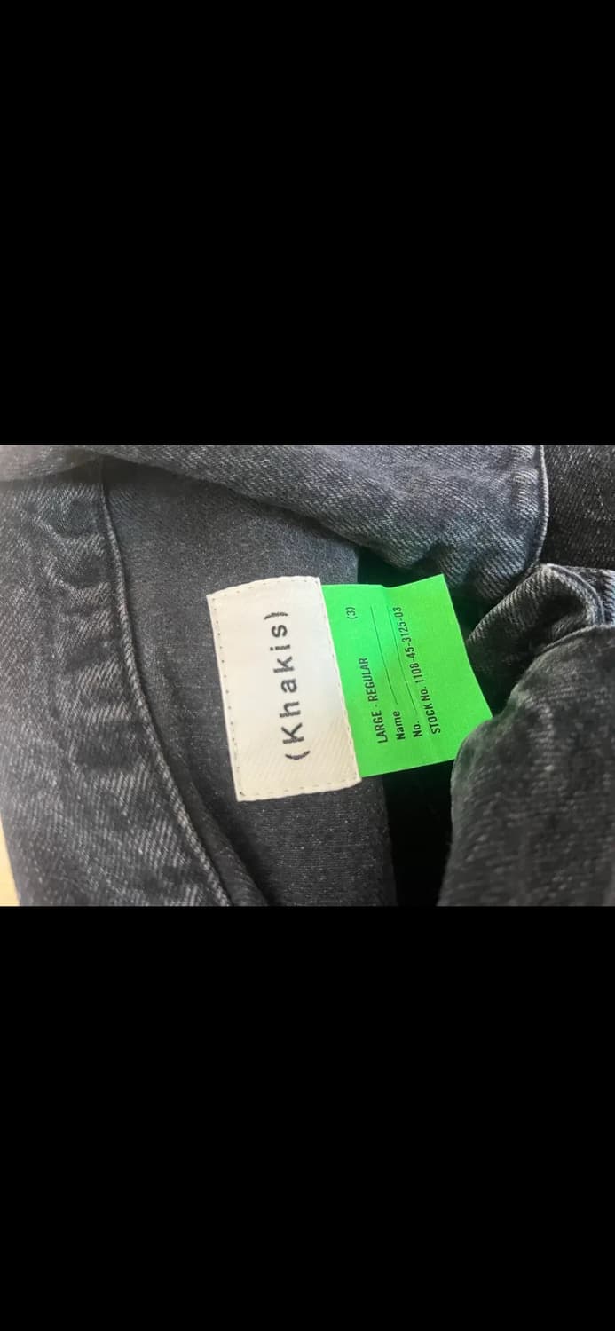 카키스 23ss 데님 트러커 자켓 상품이미지5