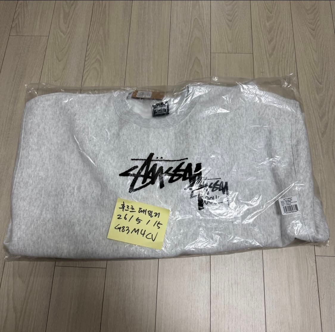 L) 스투시 서울 맨투맨 에쉬해더 상품이미지3