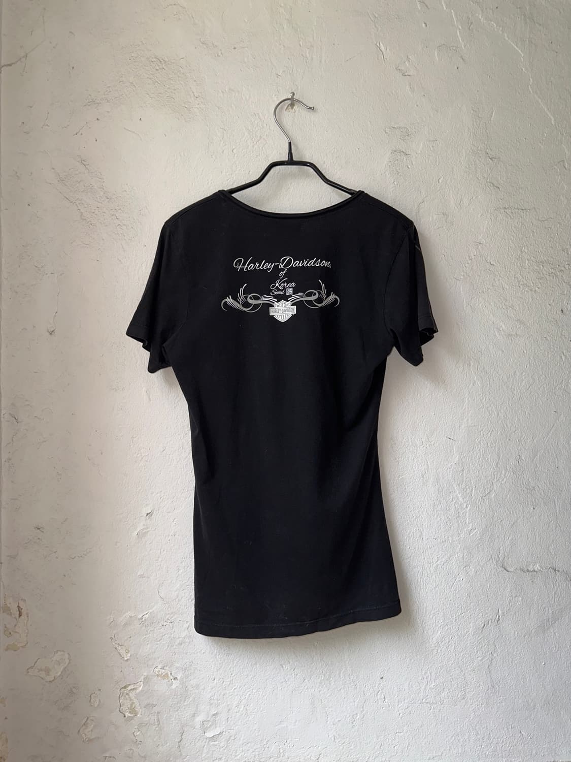 Harley davidson 할리데이비슨 블랙 퍼플 큐빅 반팔티셔츠 상품이미지5
