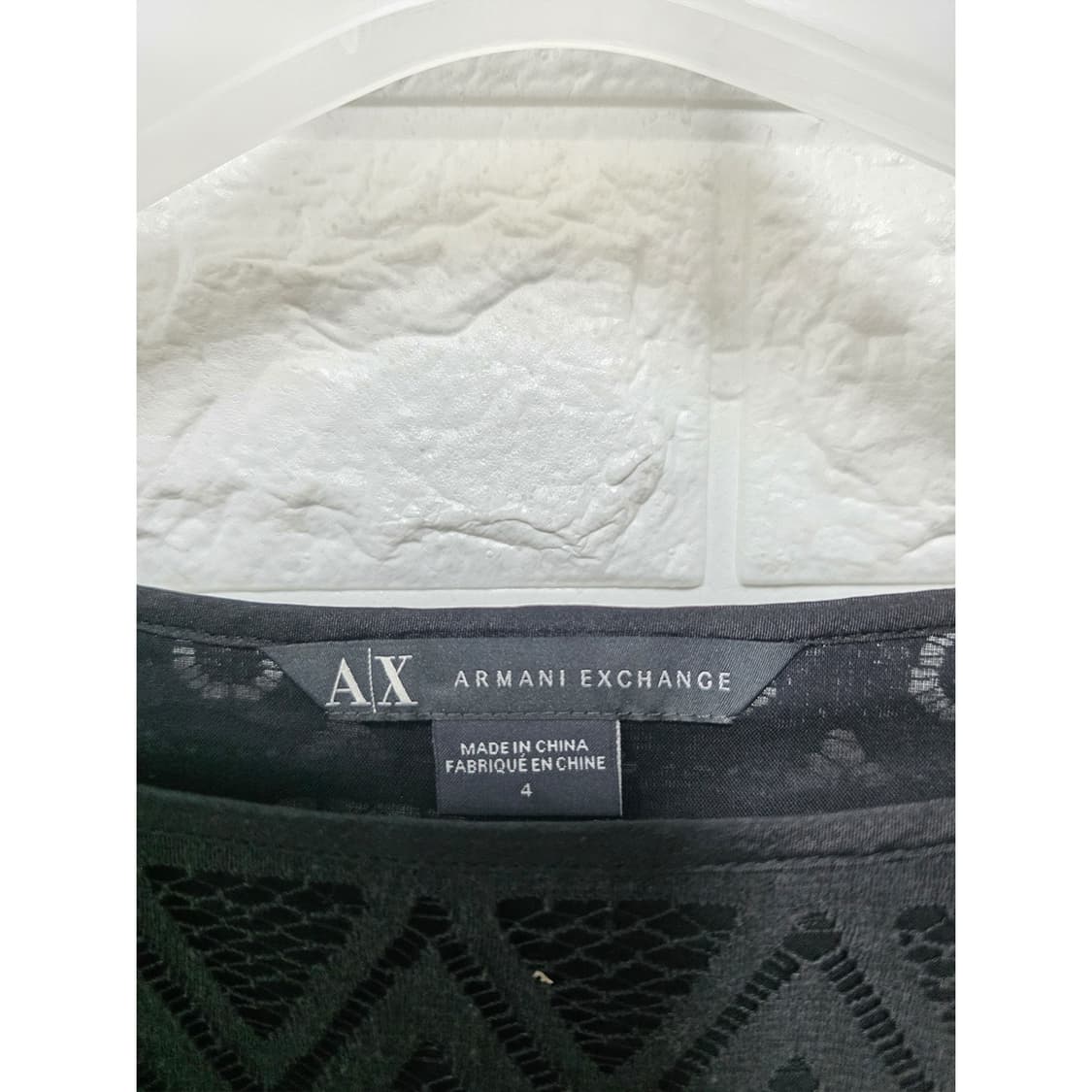 AX 알마니 익스체인지 블랙 레이스 원피스 L 상품이미지2