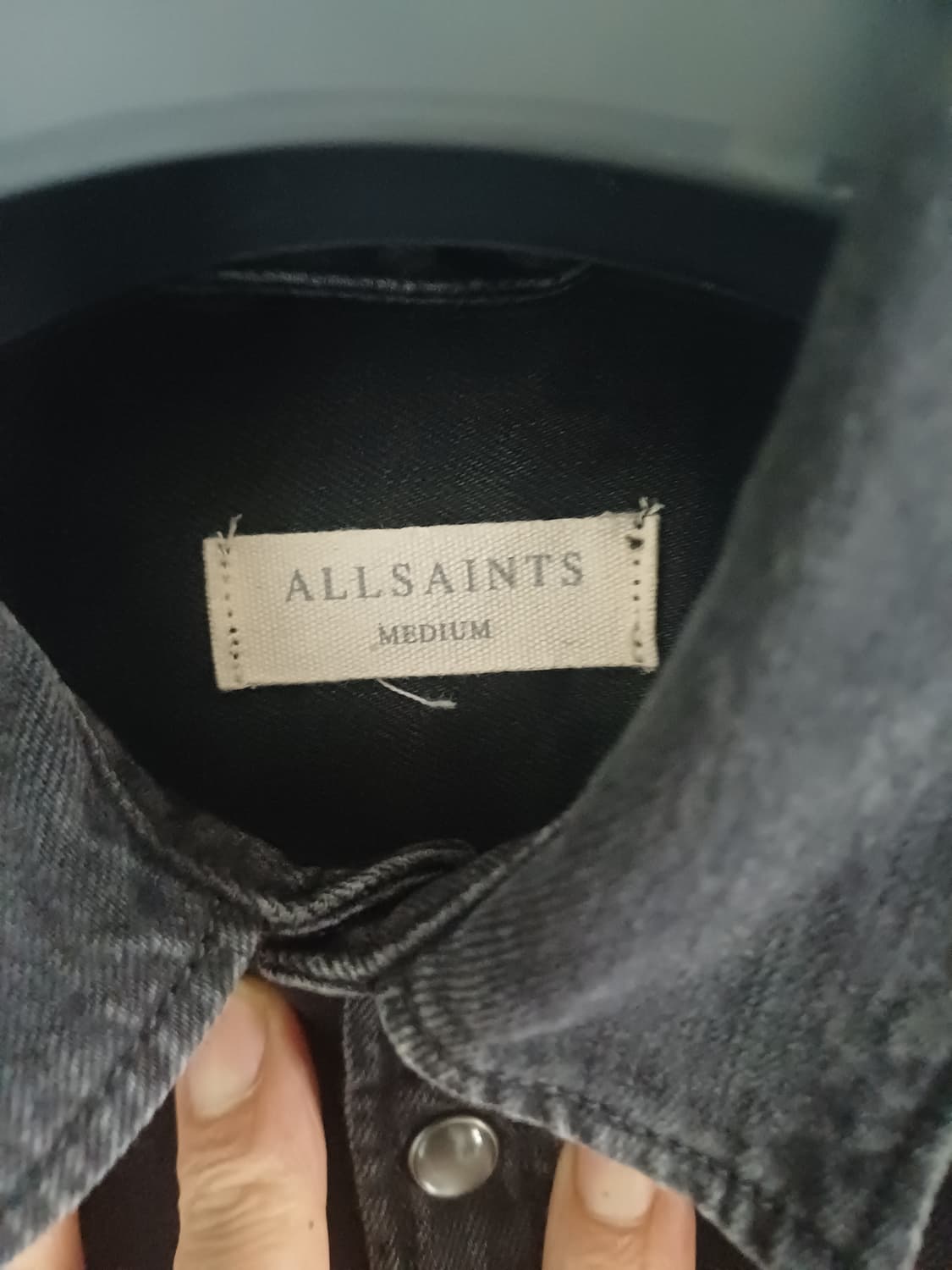 올쉐인트(all saint) 블랙데님셔츠 M 상품이미지3