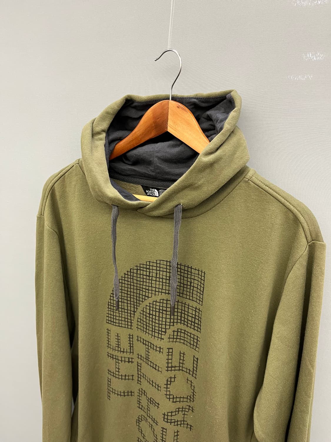 노스페이스 올리브색 기모후드티 상품이미지4