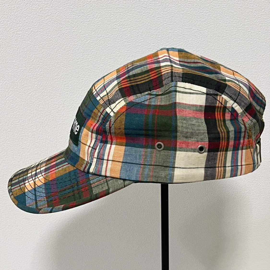 슈프림 2005 체크 패턴 5패널 캠프캡  상품이미지4