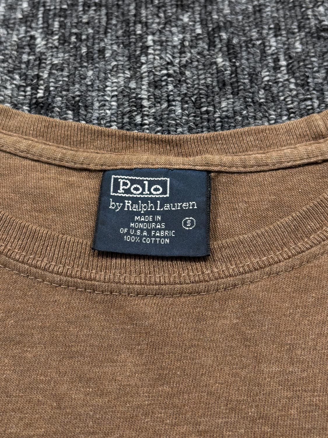 폴로 브라운 코튼 롱슬리브 상품이미지6