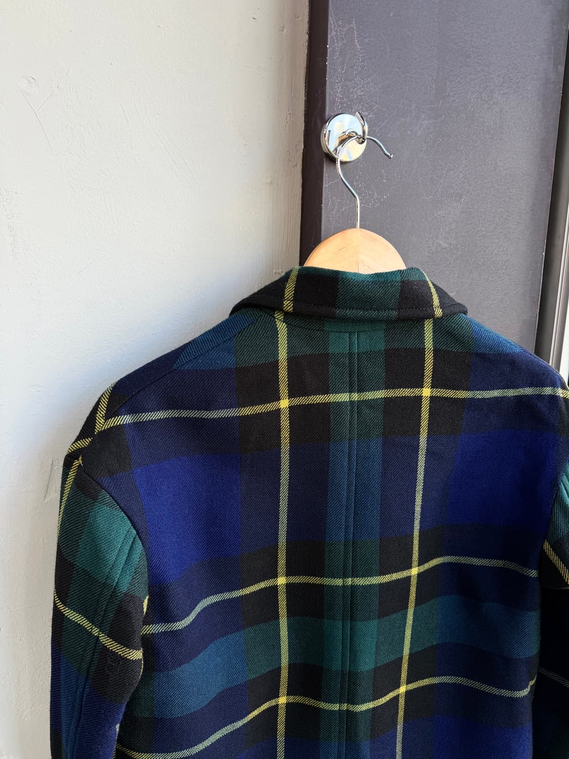 12Y.44~55/ 버버리 블루 노바체크 코트 자켓 상품이미지7