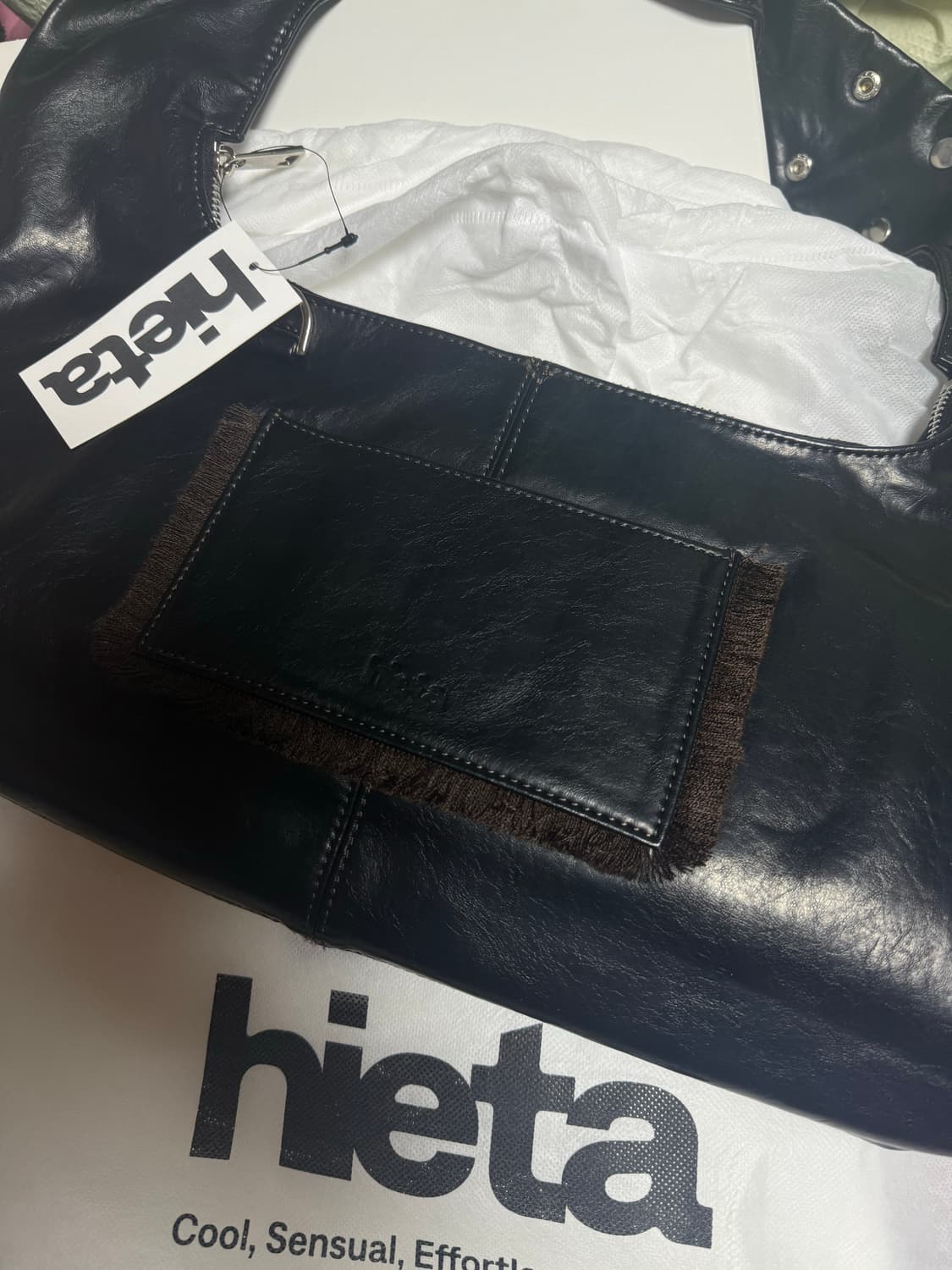 hieta 히에타 티나 숄더백 블랙 (새상품) 상품이미지1