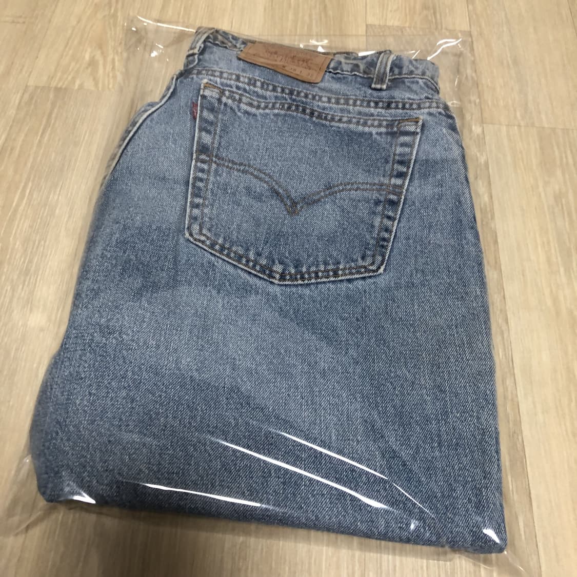 (36) 90's 리바이스 미국제 560 루즈핏 테이퍼드 연청 데님 상품이미지10