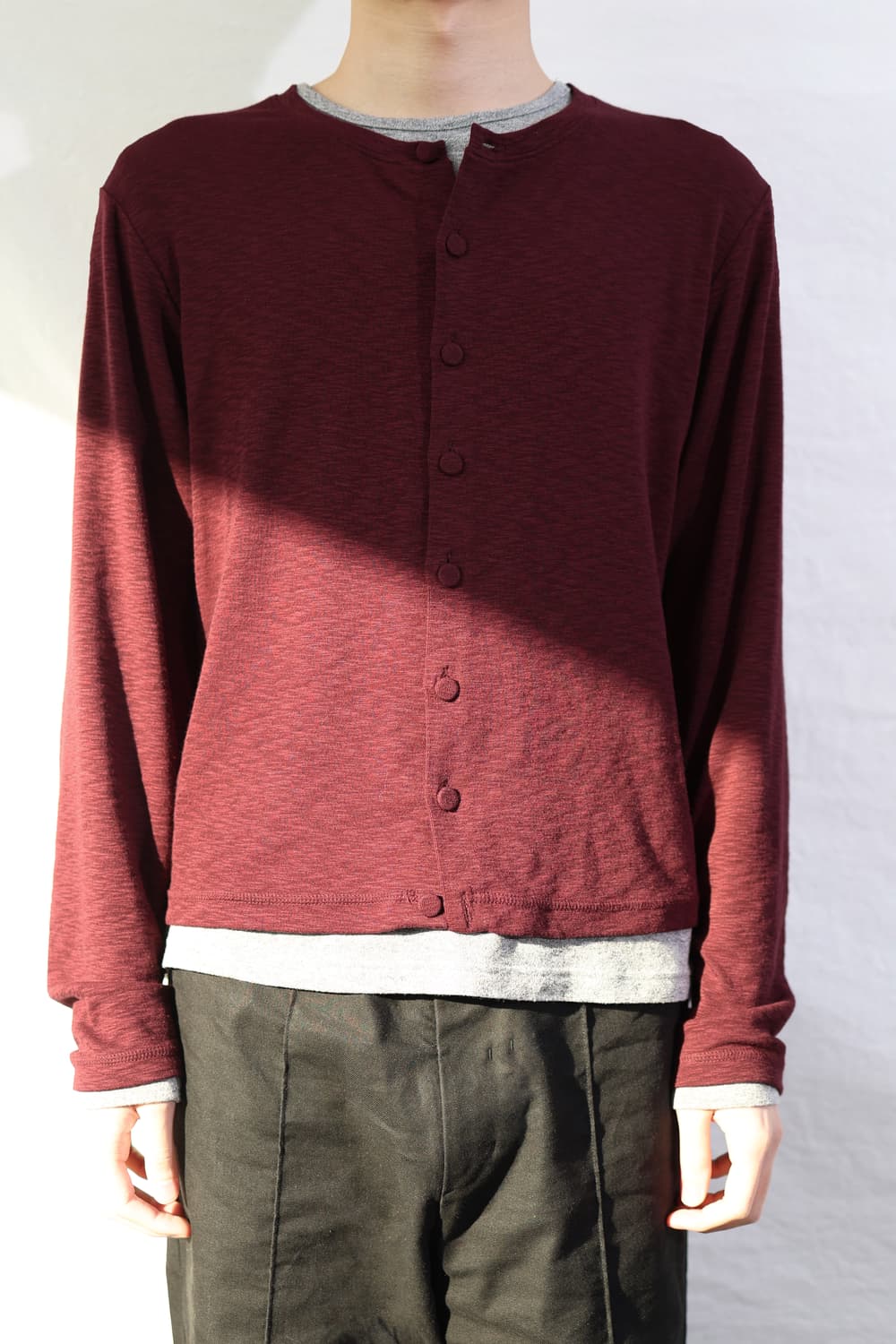 Les Henn cardigan (burgundy) 1 상품이미지1