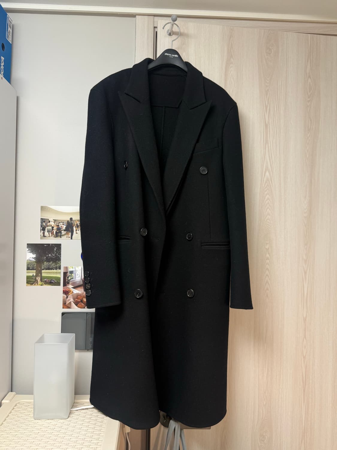 준지 더블 레이어드 코트 상품이미지1