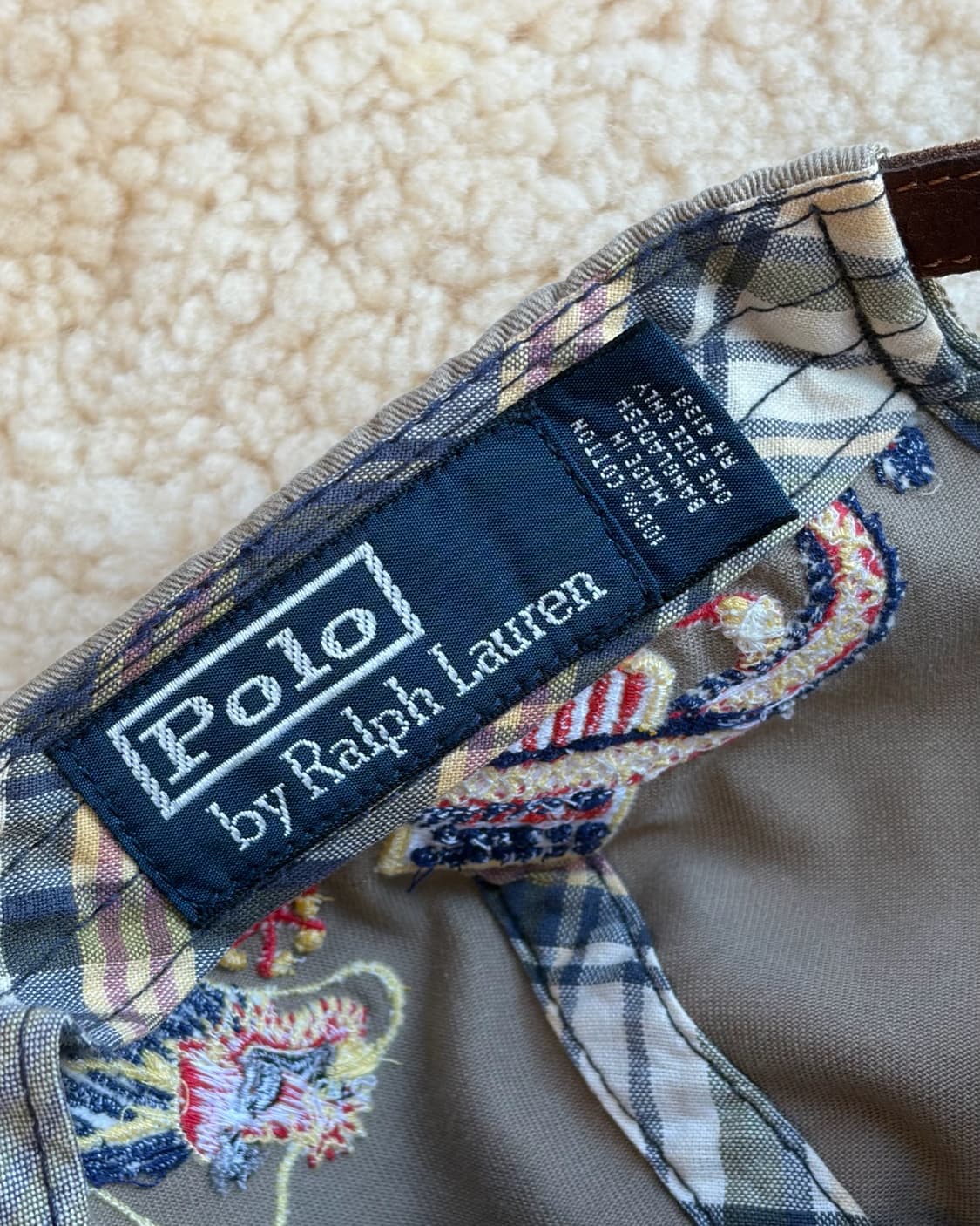 폴로 데미지 자수 캡 상품이미지7