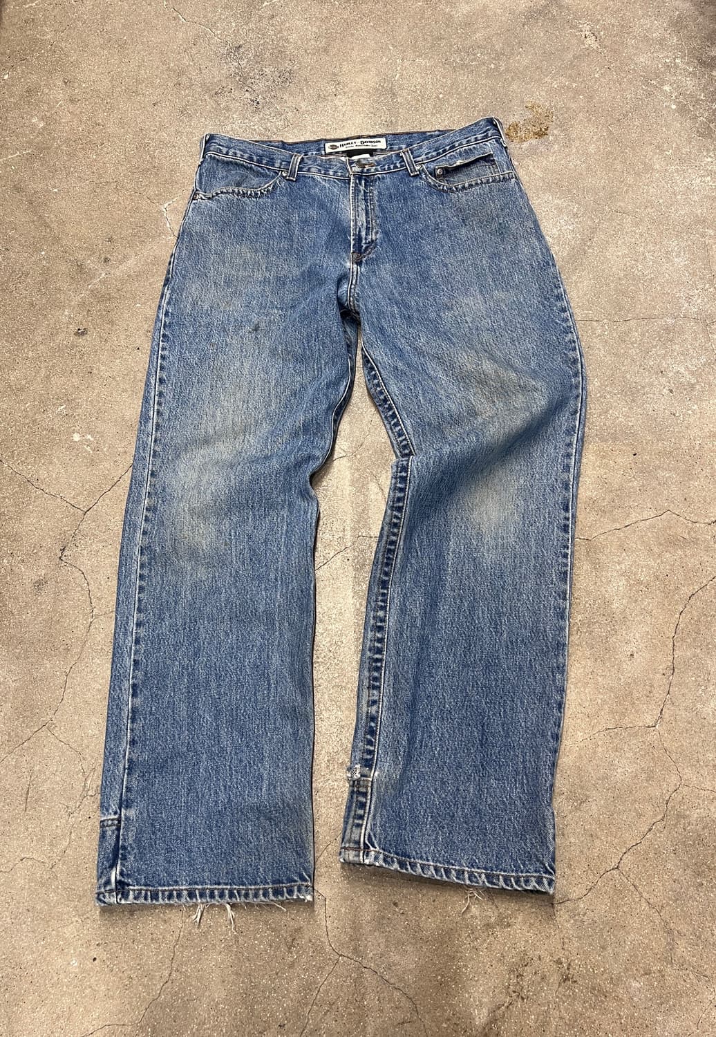 할리데이비슨 바이커 데님 팬츠 상품이미지2