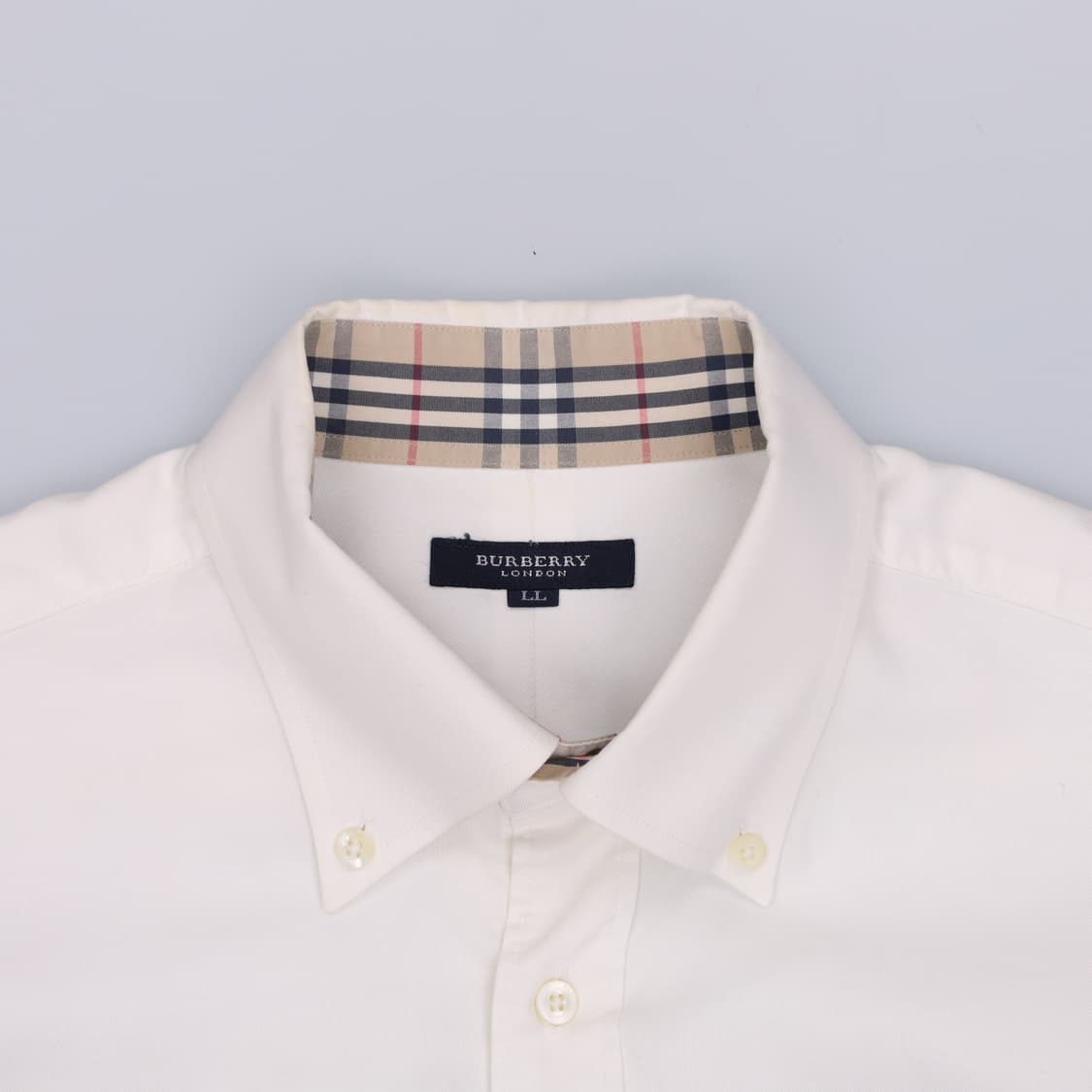 XL 버버리 빈티지 포켓 드레스 셔츠 화이트 4280 상품이미지6