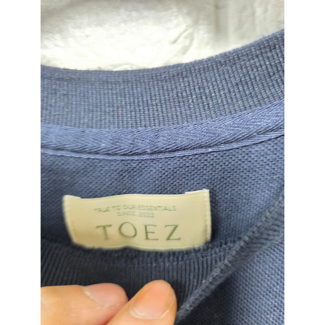토즈 TOEZ 네이비 반팔티 L 상품이미지2