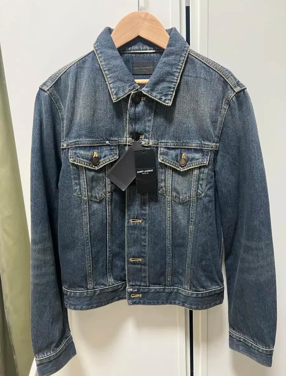생로랑 퍼머넌트 청자켓 M 상품이미지1