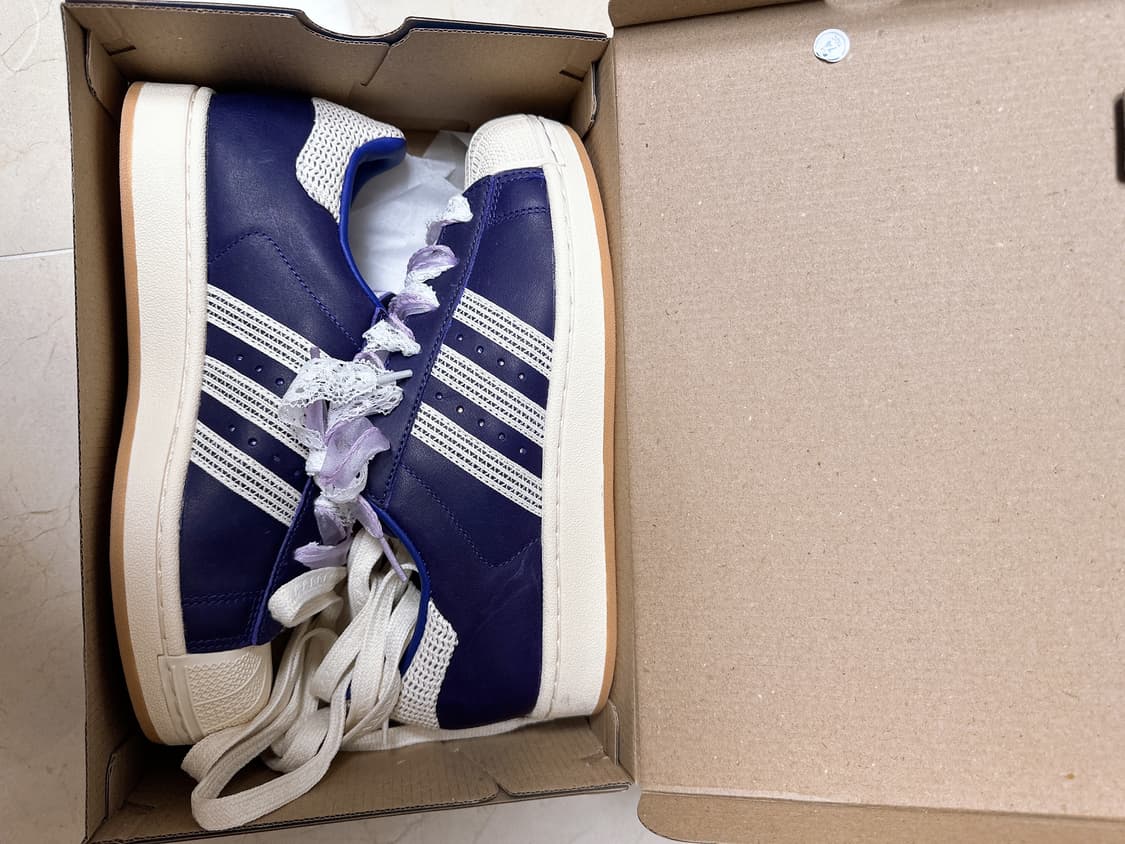 아디다스 슈퍼스타 퍼플 235 (새상품)   상품이미지8