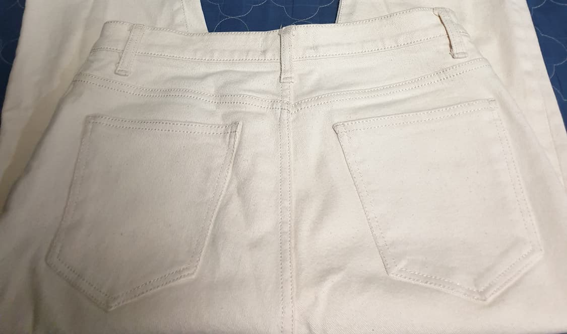 SORTIE 629 테일러드 스판 슬림 데님진 아이보리 (S) 상품이미지5