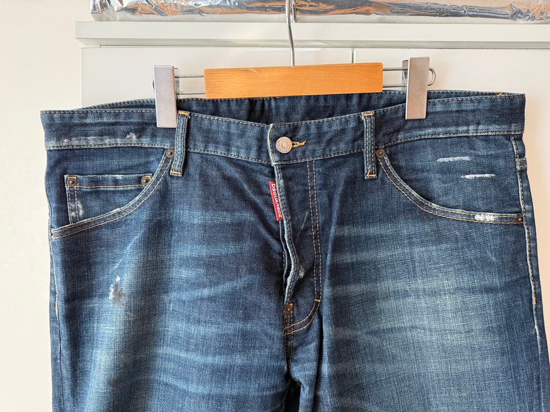 디스퀘어드 DSQ D2 디퀘 루키진 데님 청바지 56사이즈 정품 루키 밑 상품이미지5