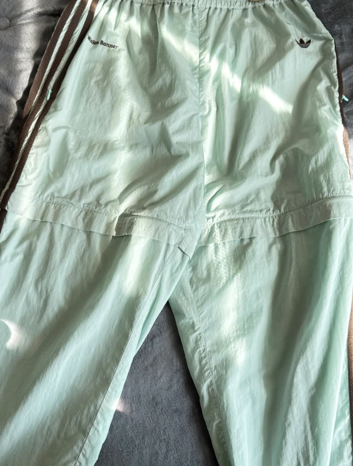 아디다스 x 웨일즈보너 트랙 팬츠 클리어 민트 M 상품이미지4
