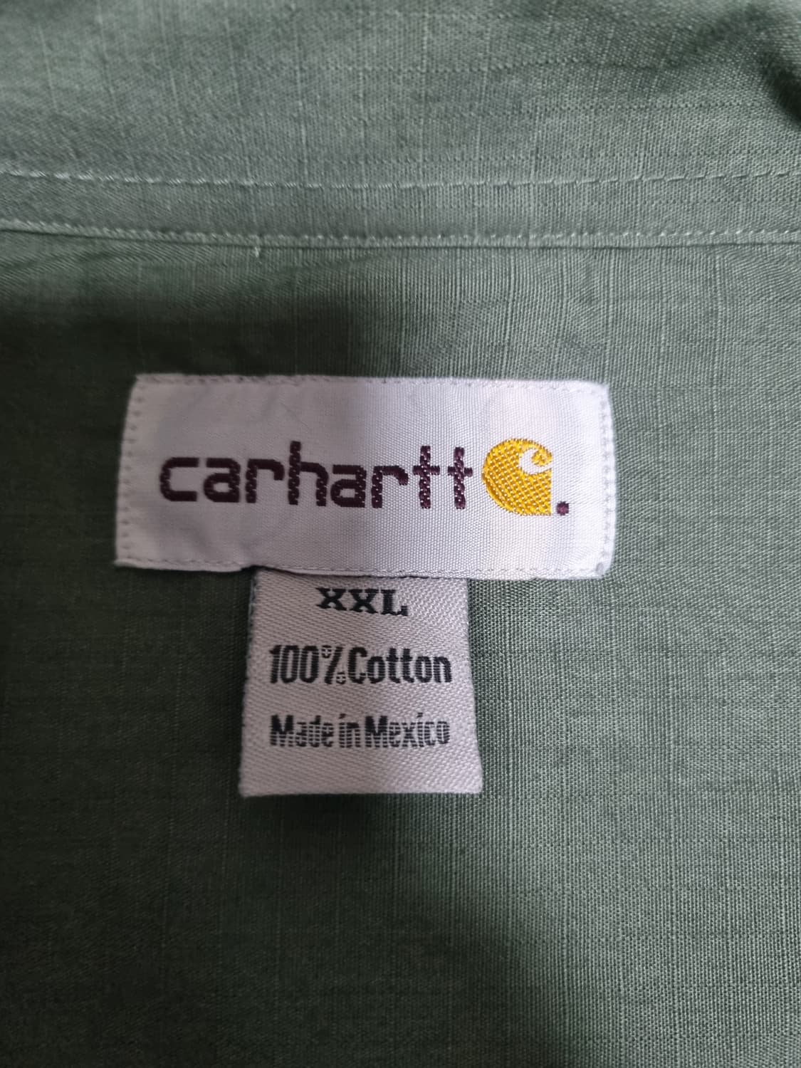 칼하트 FR 견장 카키 워크셔츠 XXL 상품이미지2