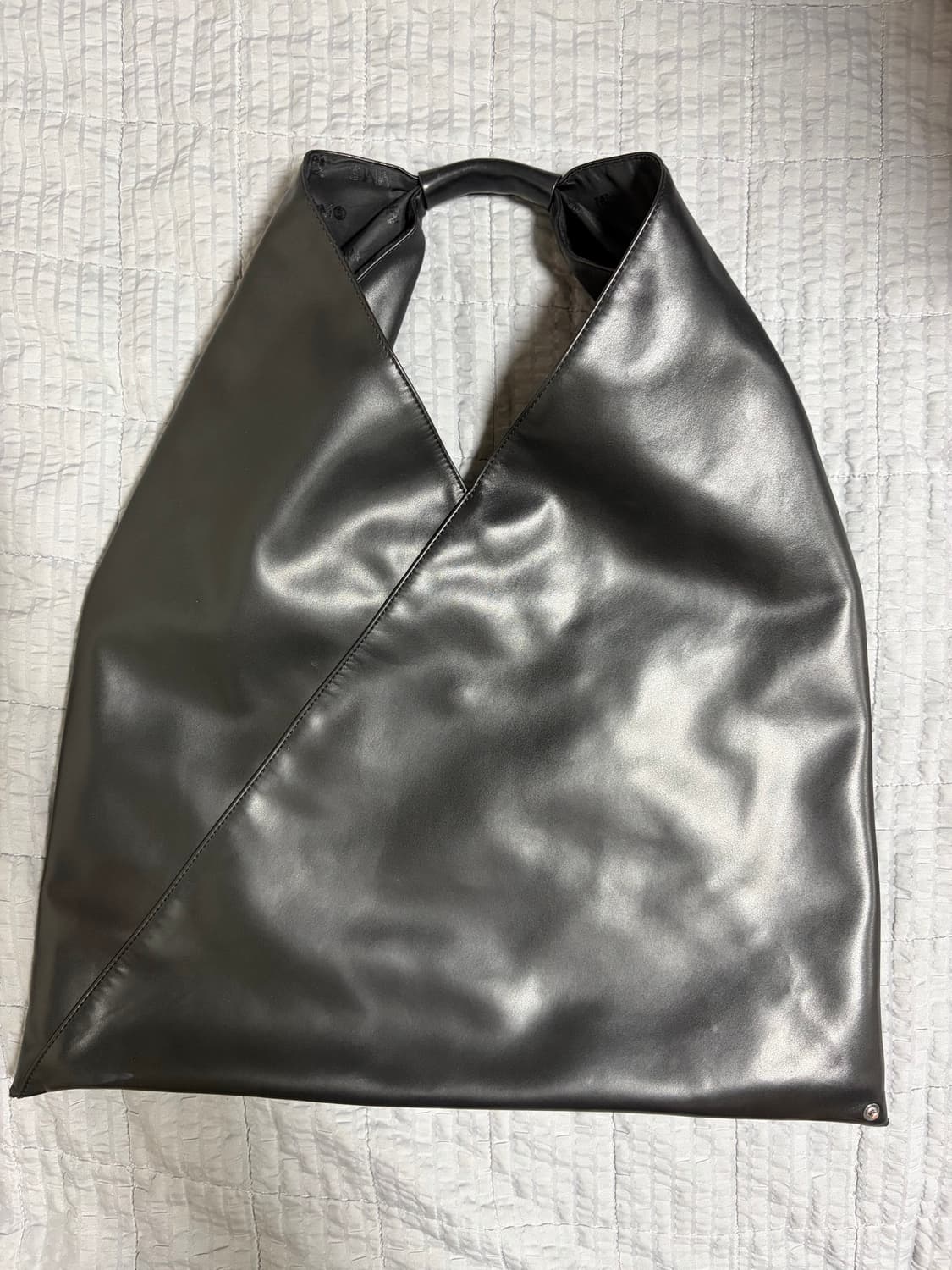 MM6 메종마르지엘라 레더 재패니즈백 블랙 상품이미지1