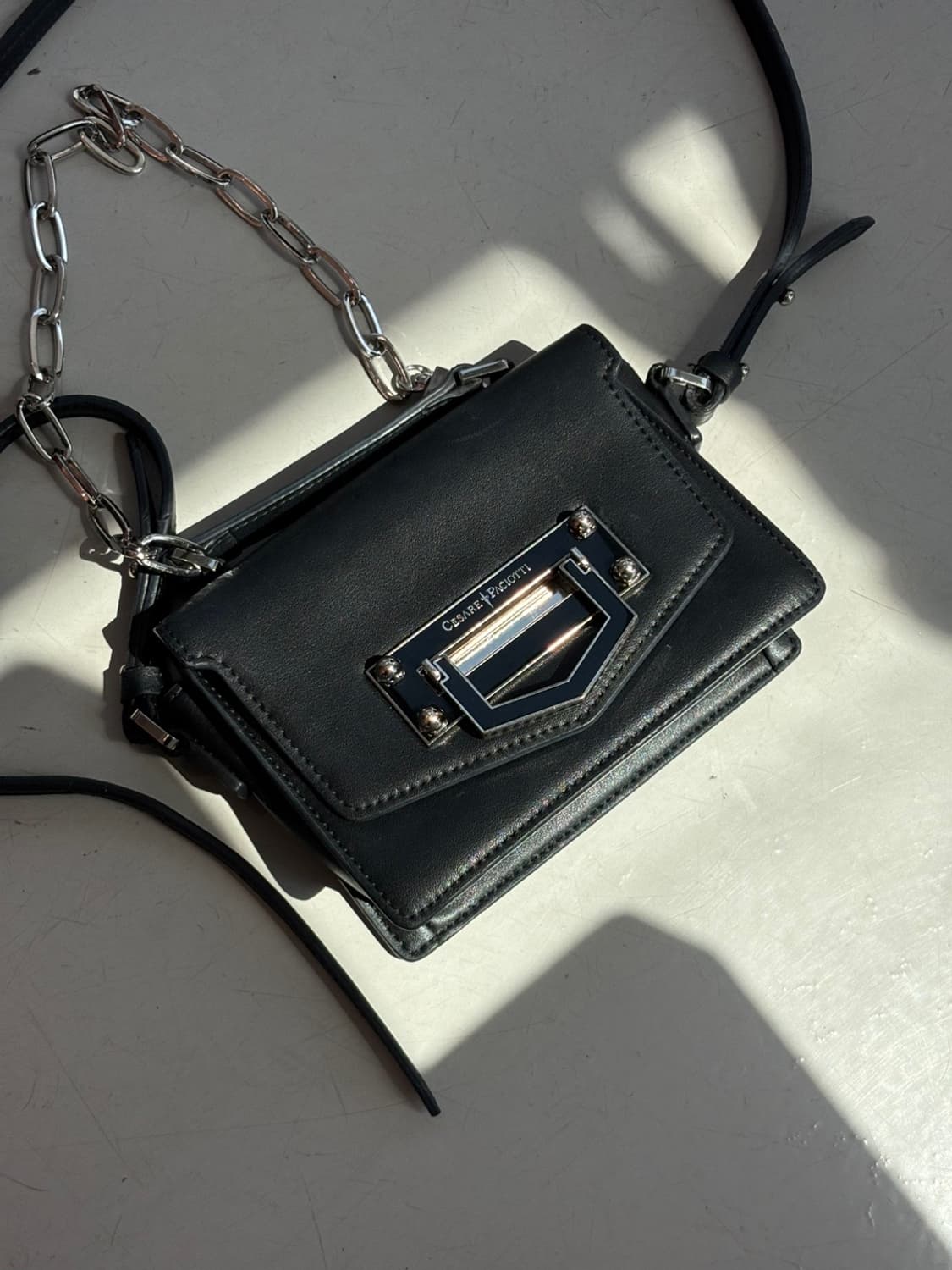 Cesare Paciotti Mini Leather Bag 상품이미지1