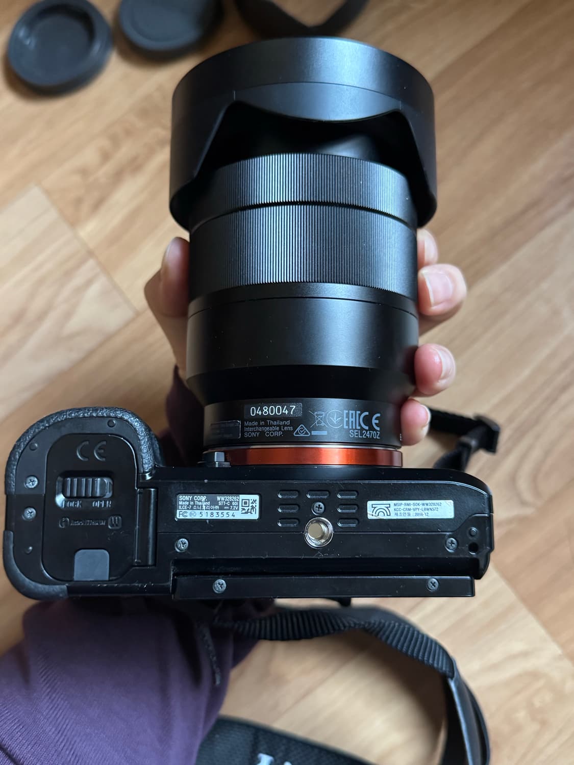 소니 a7 바디+ sel2470z렌즈 fe4/24-70 zeiss 상품이미지9