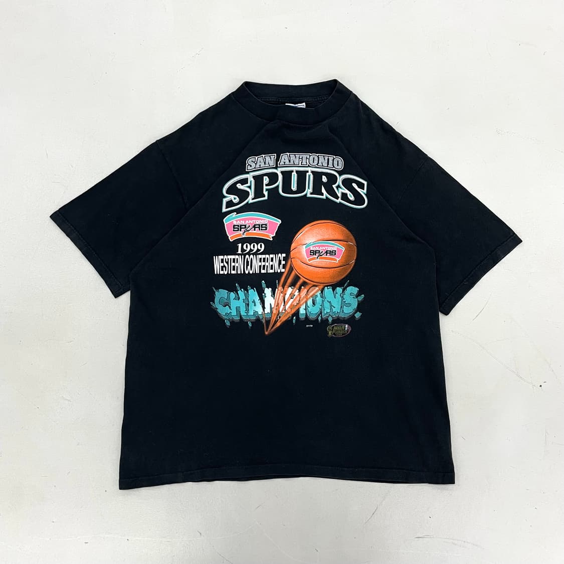 90s 싱글스티치 NBA 베스킷볼 챔피언스 농구 빈티지 반팔 티셔츠 상품이미지1