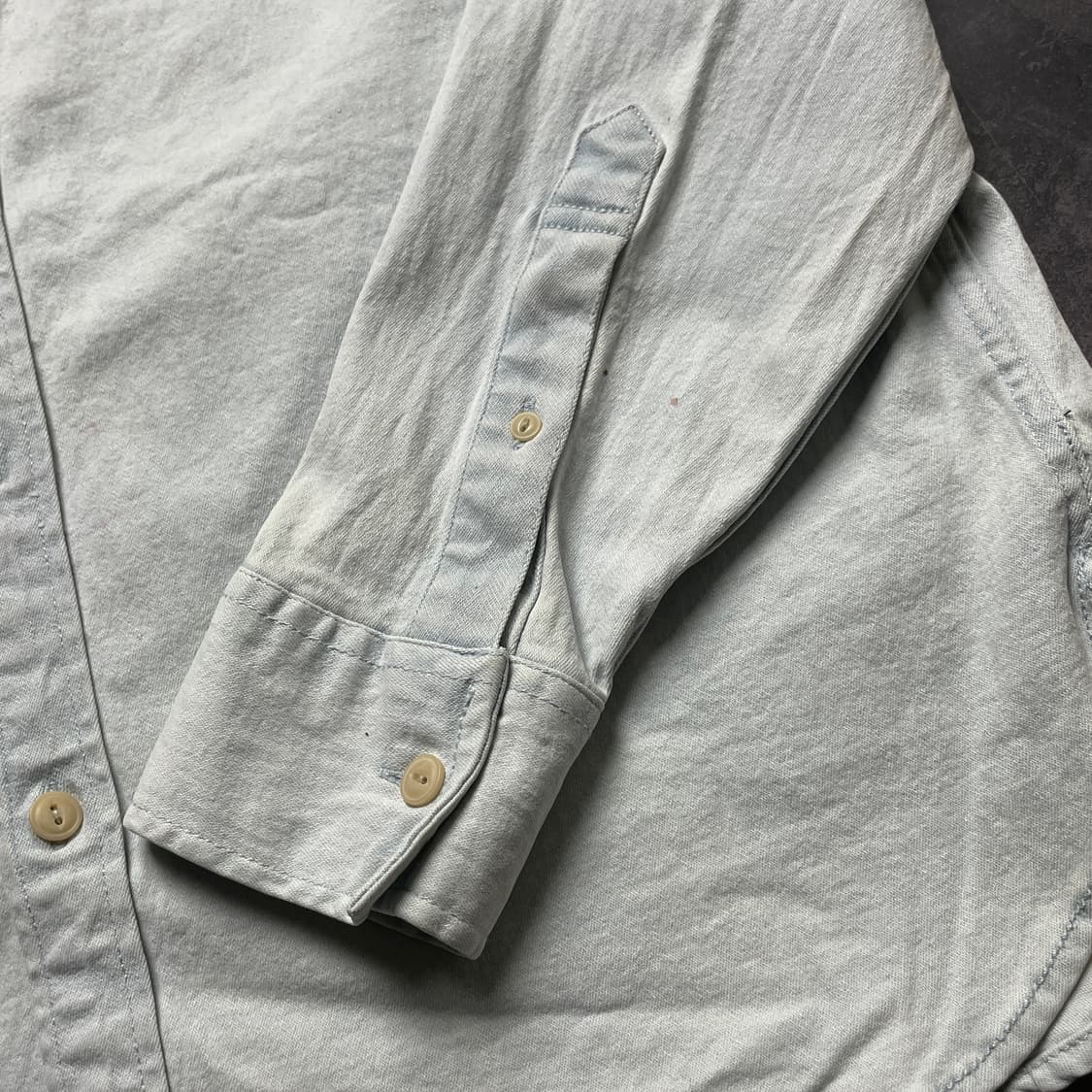 ARIZONA 아리조나 빈티지 코튼 데님 후드 셔츠 A00650 상품이미지5