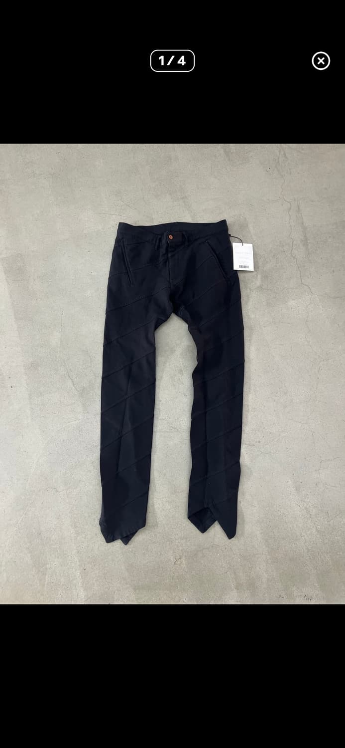 꼼데가르송 옴므 플러스 사선 비대칭 팬츠 xs 상품이미지1