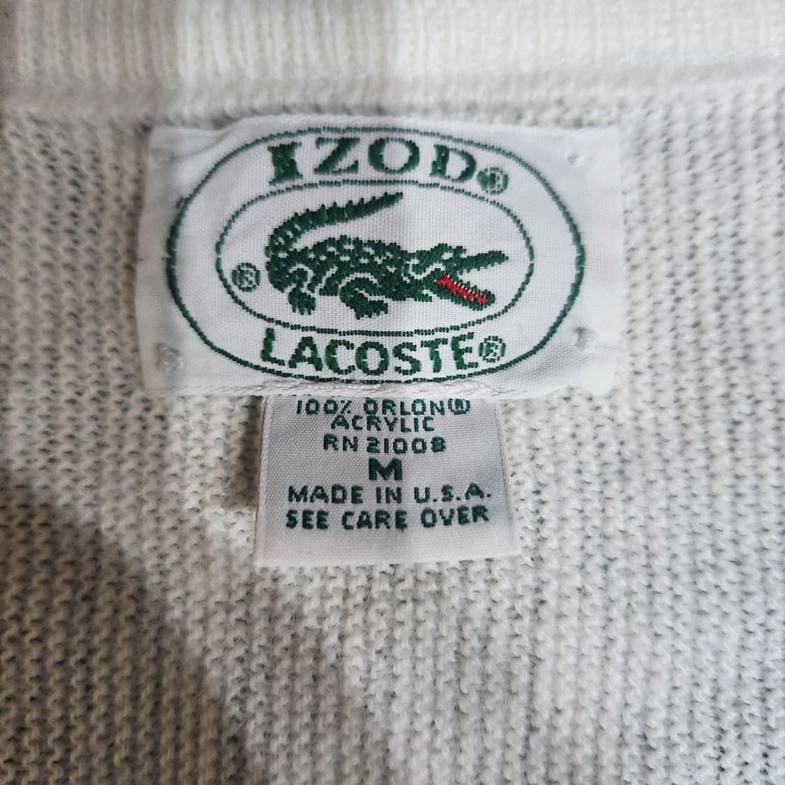 [남M]라코스테(USA) 클래식 브이넥 니트[Y63-168]/빈티지프렌 상품이미지7