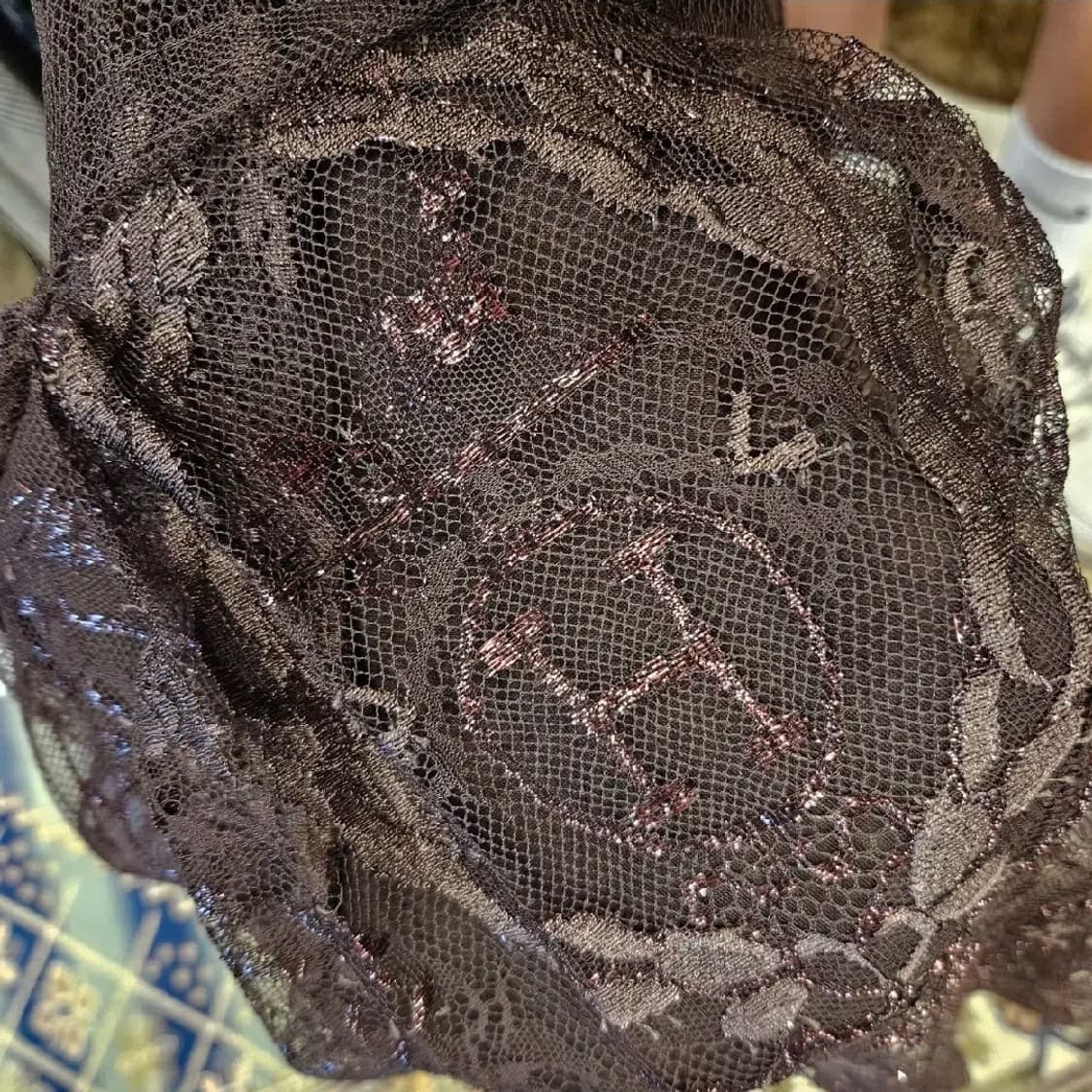 (국내매장)에르메스 시그니쳐로고 시스루 롱 스커트 36size 상품이미지4